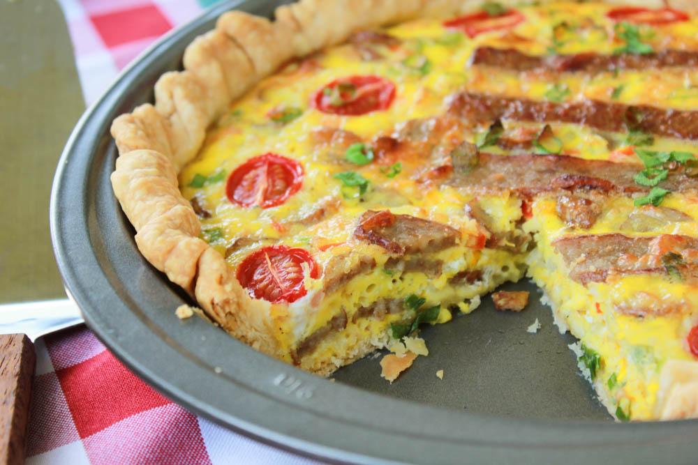 Enjoy a delicious breakfast with this quick and easy breakfast pie recipe.