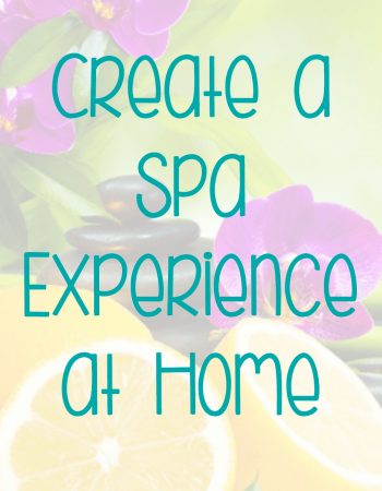 create a spa experience at home