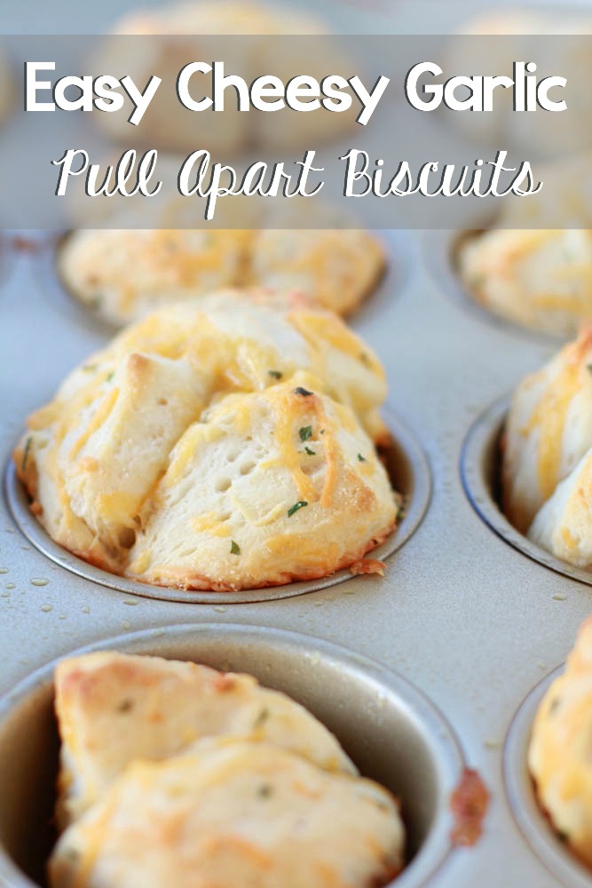 cheesy pull apart biscuits