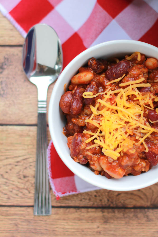 It's almost time to start pulling out the sweaters and jackets. While it may be cold outside, this Italian Sausage Chili is sure to warm you up inside. 