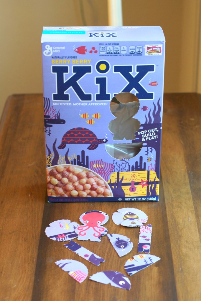 kix cereal box punch outs