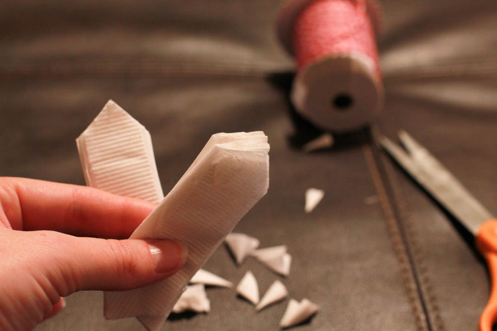 Paper Napkin Flower Tutorial