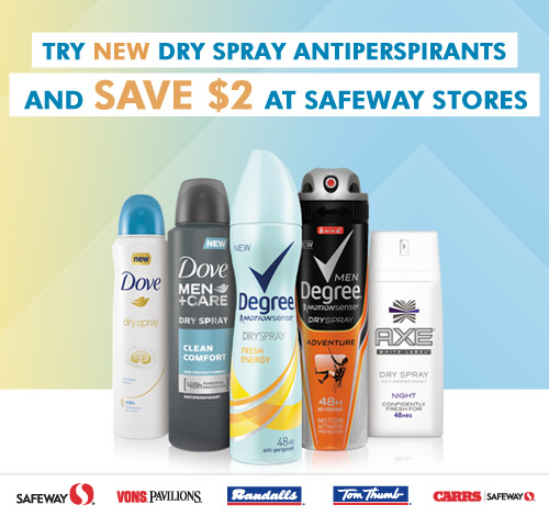 48-hour Dry Spray Antiperspirants