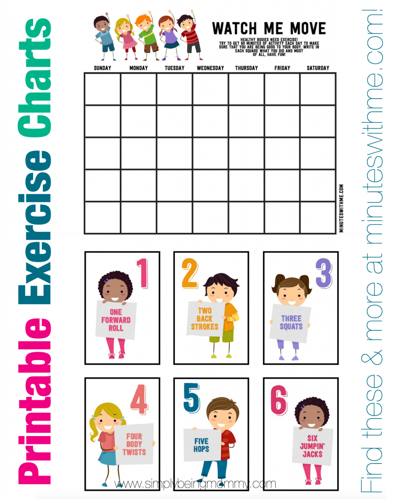 Day By Day Exercise Chart