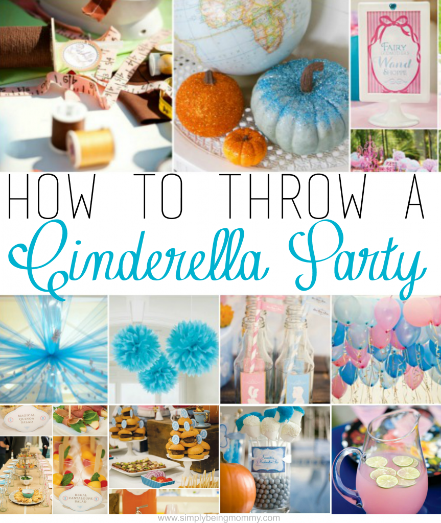 With the new Cinderella movie (which I can't wait to see by the way) I wanted to throw a Cinderella Party!