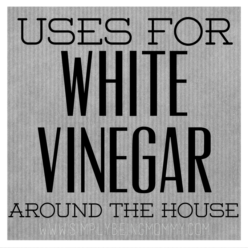 Did you know there are so many uses for white vinegar around the house. This post shows many of the ways you can use white vinegar around the house.