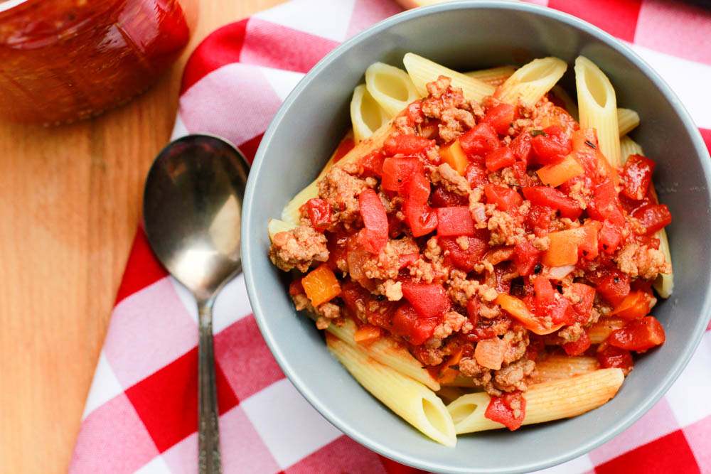 Surprise your family next spaghetti night with this delightfully delicious Chunky Italian Sausage Spaghetti Sauce. 