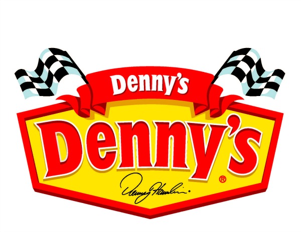 Denny's just announced a new partnership with Denny Hamlin, Denny's Denny's.