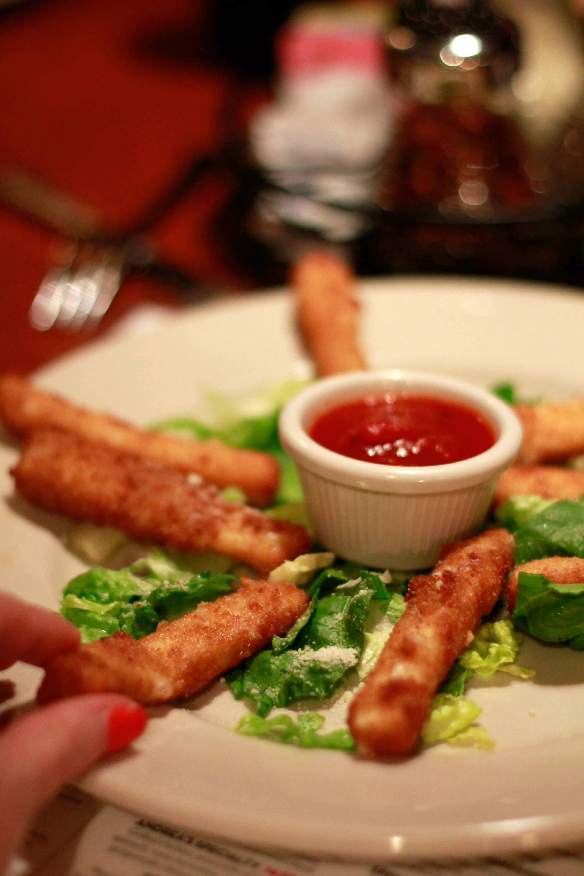 An order of Mozzarella Fritti from Russo's NY Pizzeria