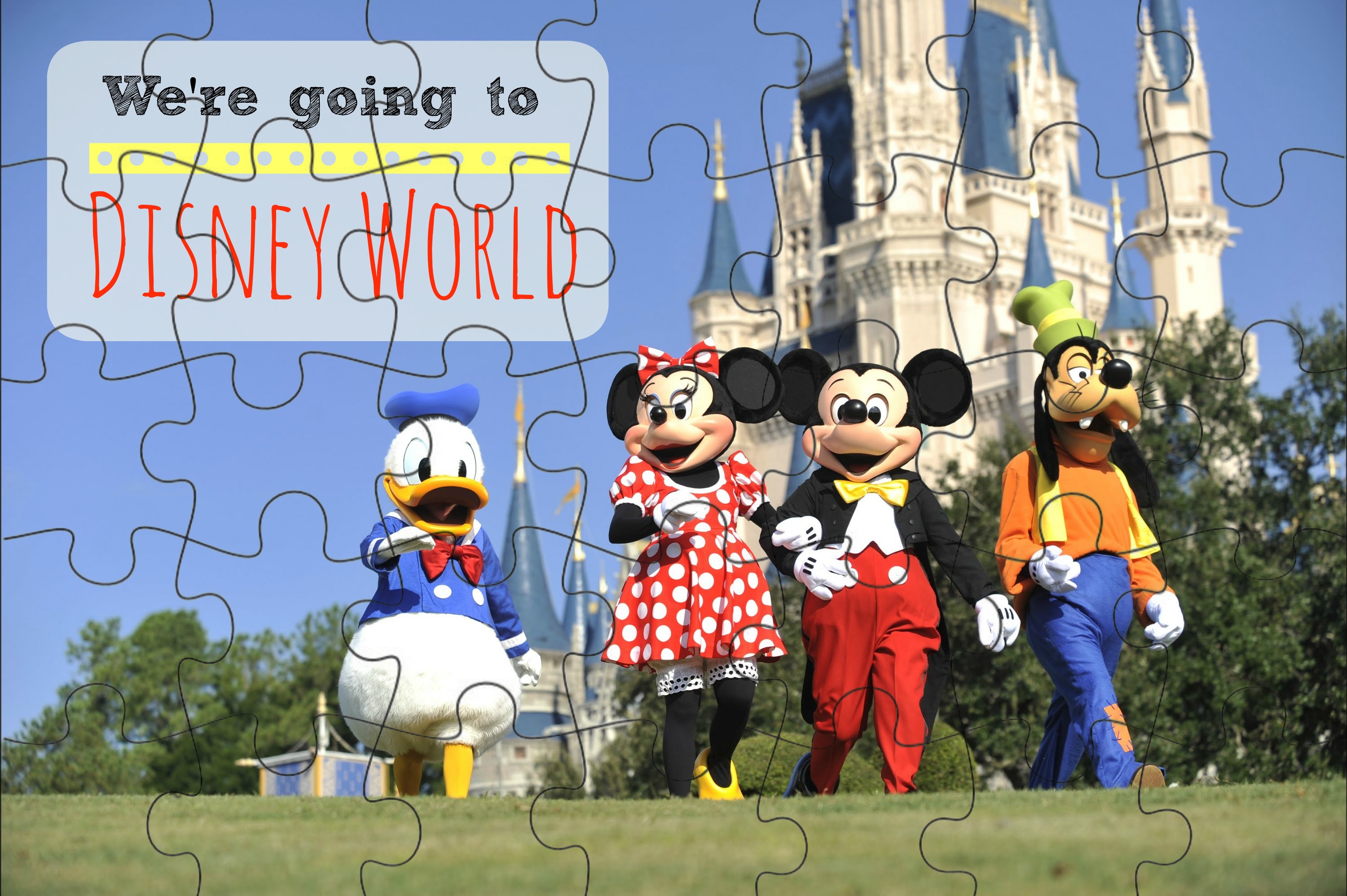 We're Going to Disney World Printable Puzzle | Simply Being Mommy