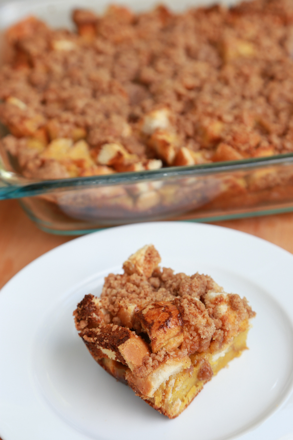 A super easy recipe for a delicious Baked Cinnamon French Toast Bake.