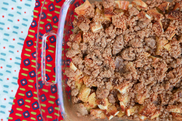 A super easy recipe for a delicious Baked Cinnamon French Toast Bake.