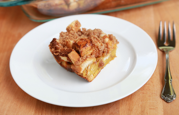 A super easy recipe for a delicious Baked Cinnamon French Toast Bake.