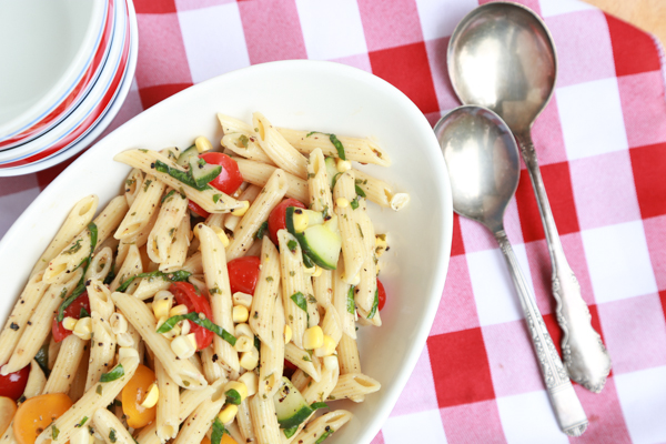 Corn and Pasta Salad recipe