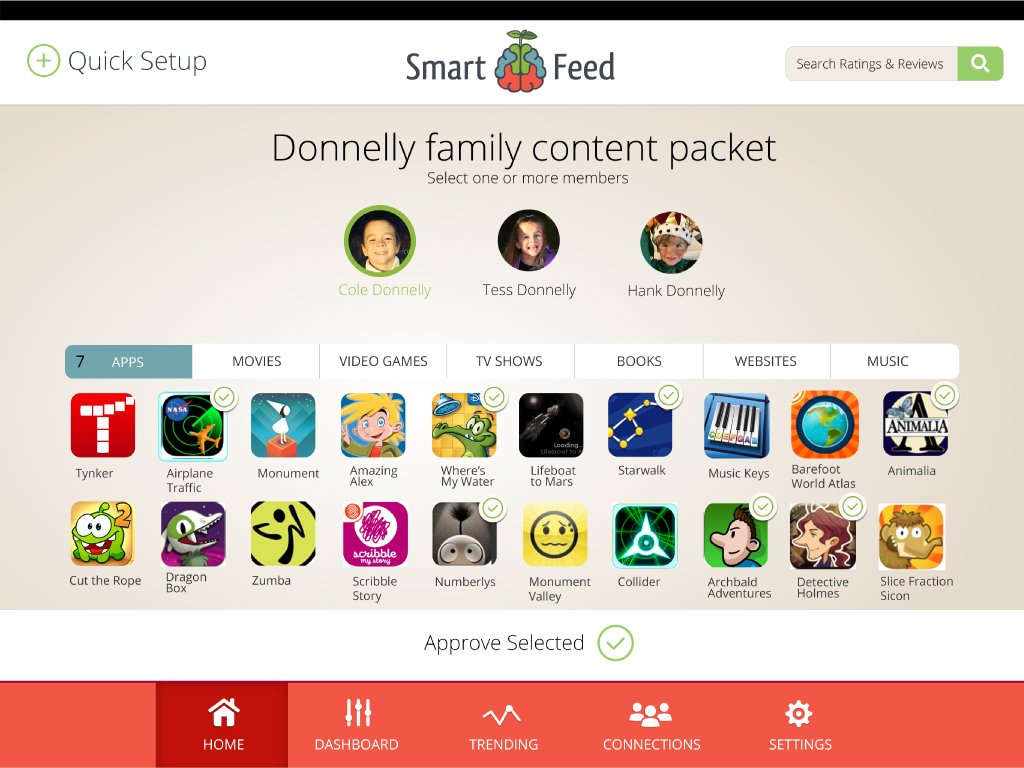 Need a way to see what your children are doing on their electronic devices? Consider backing the SmartFeed Kickstarter Campaign and gaining access to a way to personalize your child's activity while on their tablets.