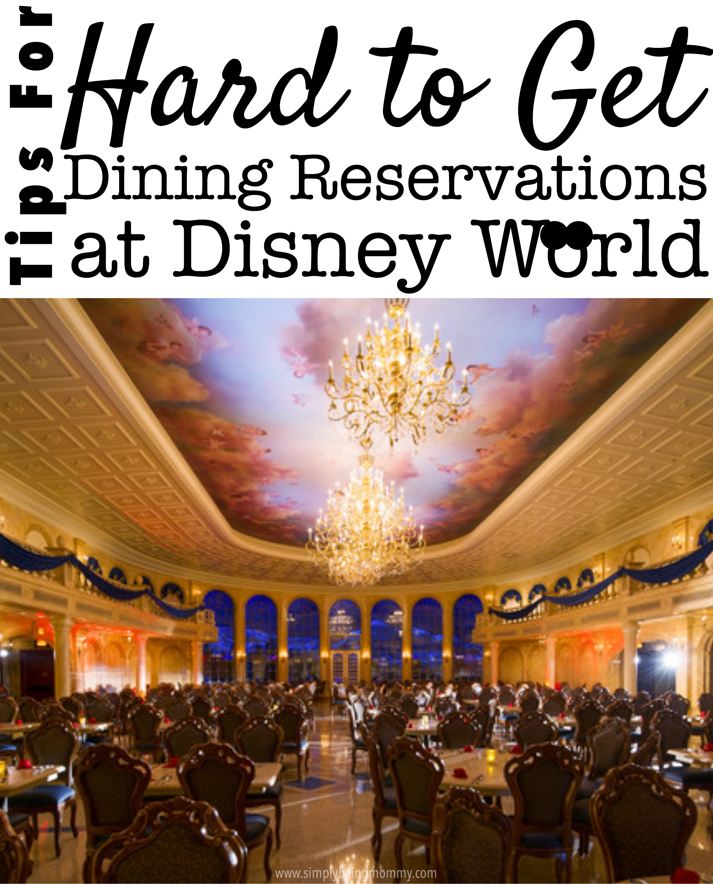 Your Disney vacation has to be perfect, right? Melanie shares these tips for hard to get dining reservations at Disney World.