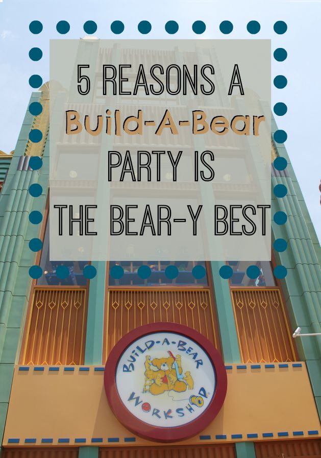 When you don't want the stress of planning your child's birthday party, check out Build-A-Bear Parties.