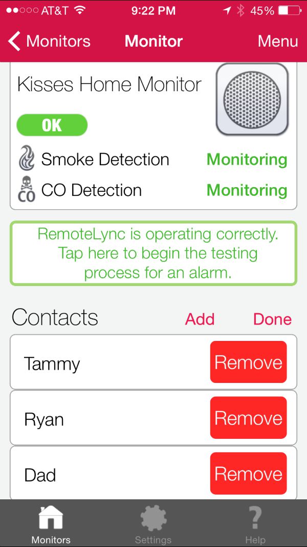 Stay connected to your home even if you're away. Get the Kidde RemoteLync Monitor and get immediate alerts if they're is a problem.