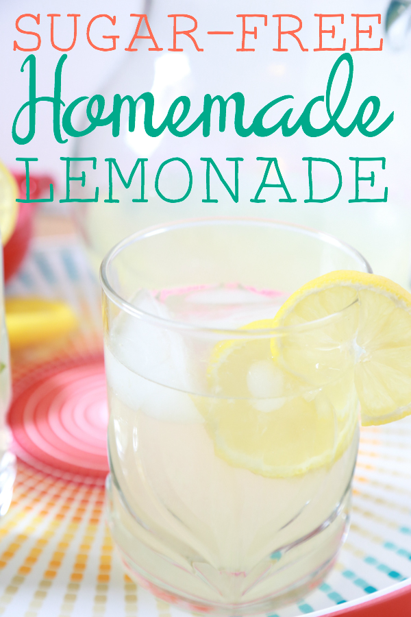 When the weather is hot outside, cool down with a refreshing cup of this Sugar-Free Homemade Lemonade.