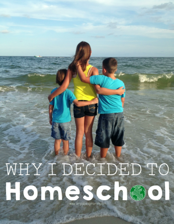 I open up a bit and show you my heart as I try to put into words why I decided to homeschool my children.