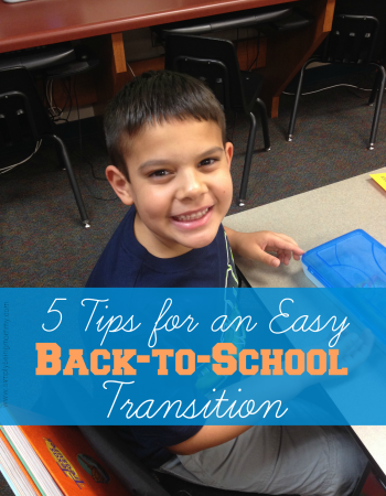 The back-to-school season is upon us. Here are 5 easy tips for an easy back-to-school transition for the little ones (and their parents).