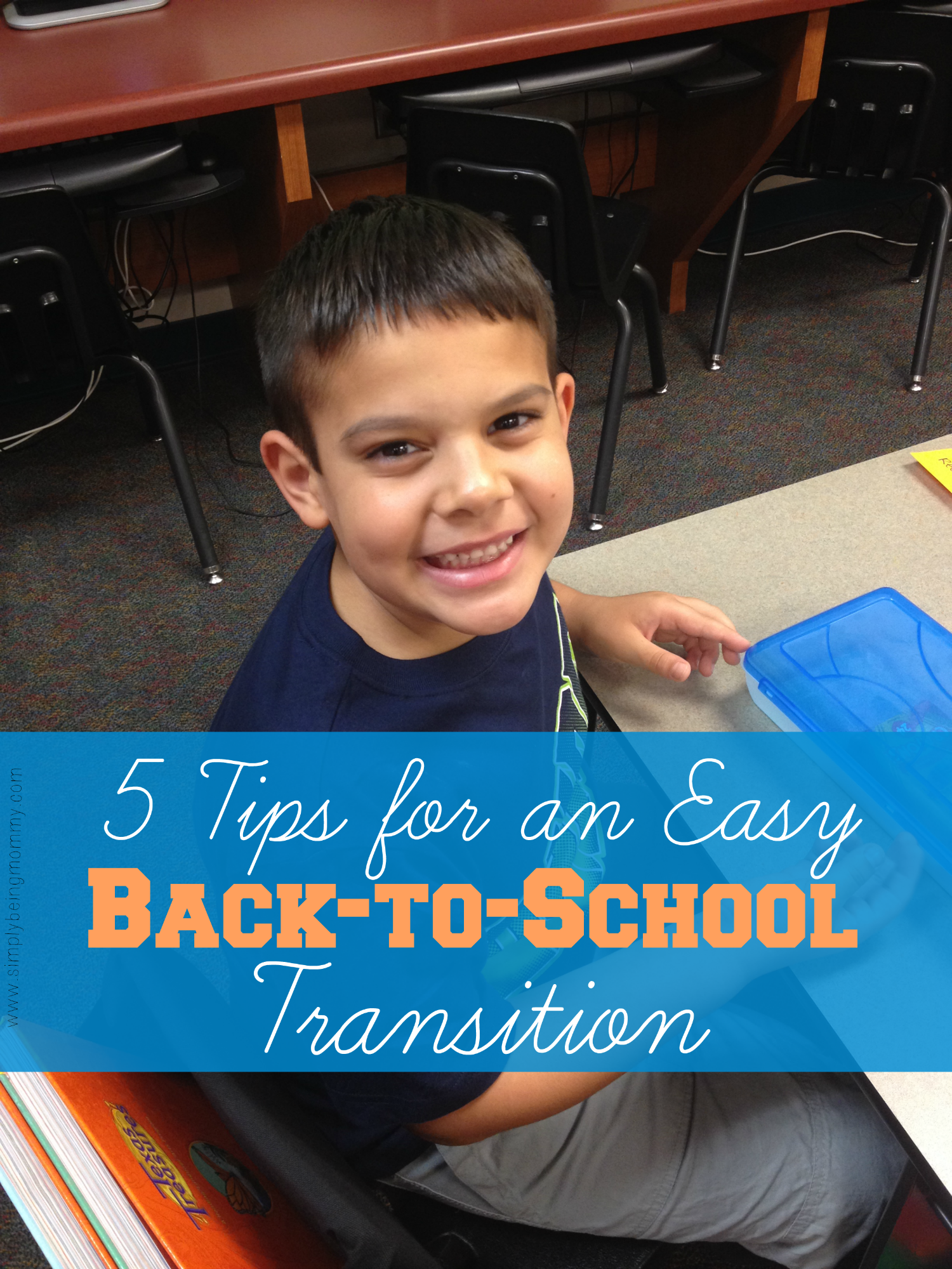 The back-to-school season is upon us. Here are 5 easy tips for an easy back-to-school transition for the little ones (and their parents).