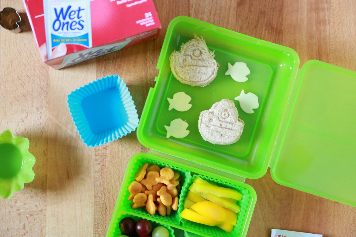 I'm so excited to show you how to create a fun Goldfish Bento Lunch for your child.