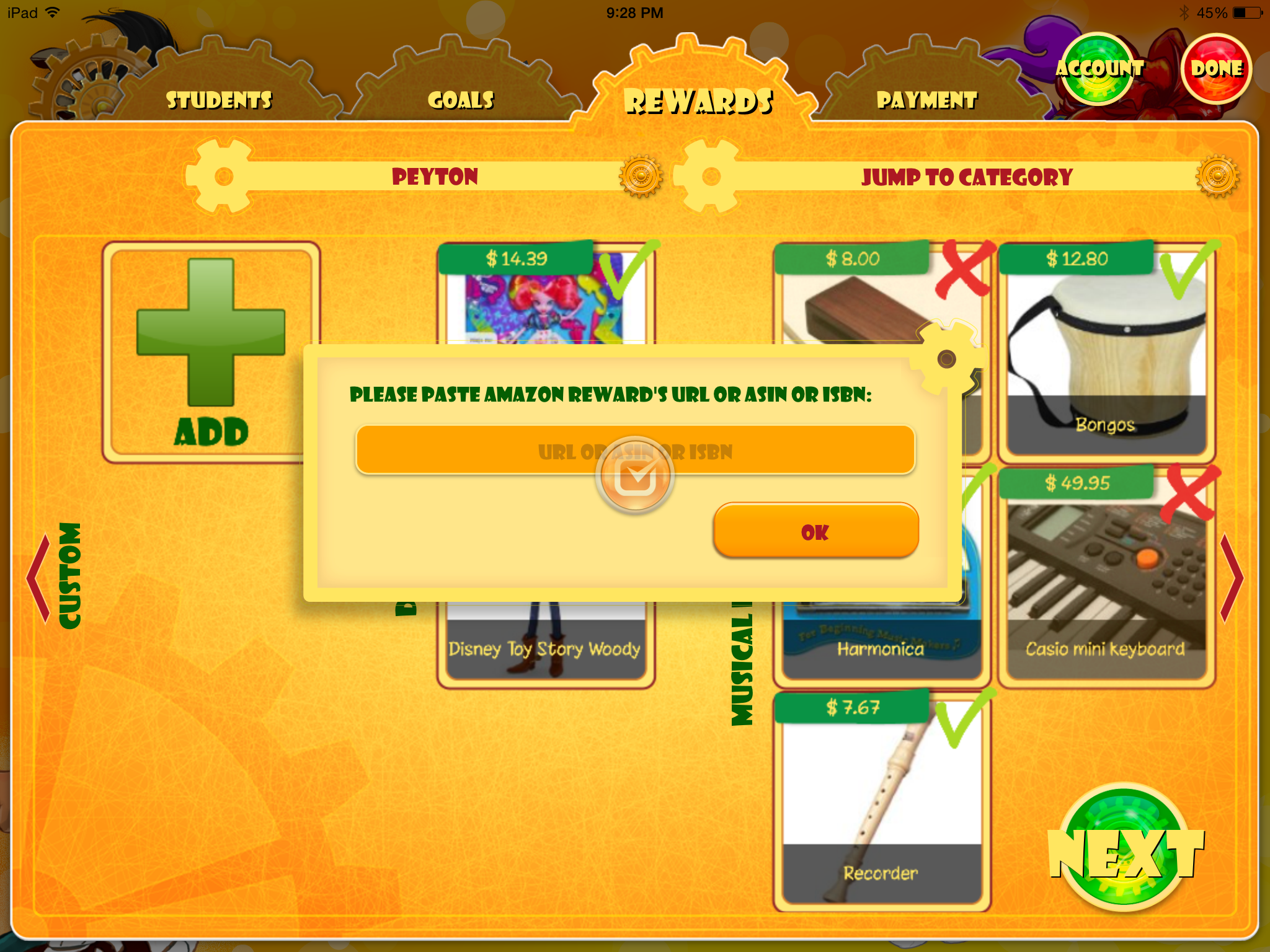Reward learning with the Learn & Earn app! Fun learning for elementary-aged children.