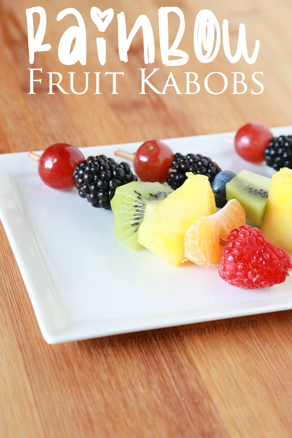 Get your kids in the kitchen and make these Rainbow Fruit Kabobs. Such an easy to way to eat all the colors of the rainbow.