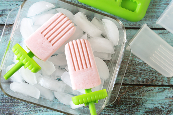 Cool down this summer with these refreshing Tropical Fruit Smoothie Pops.