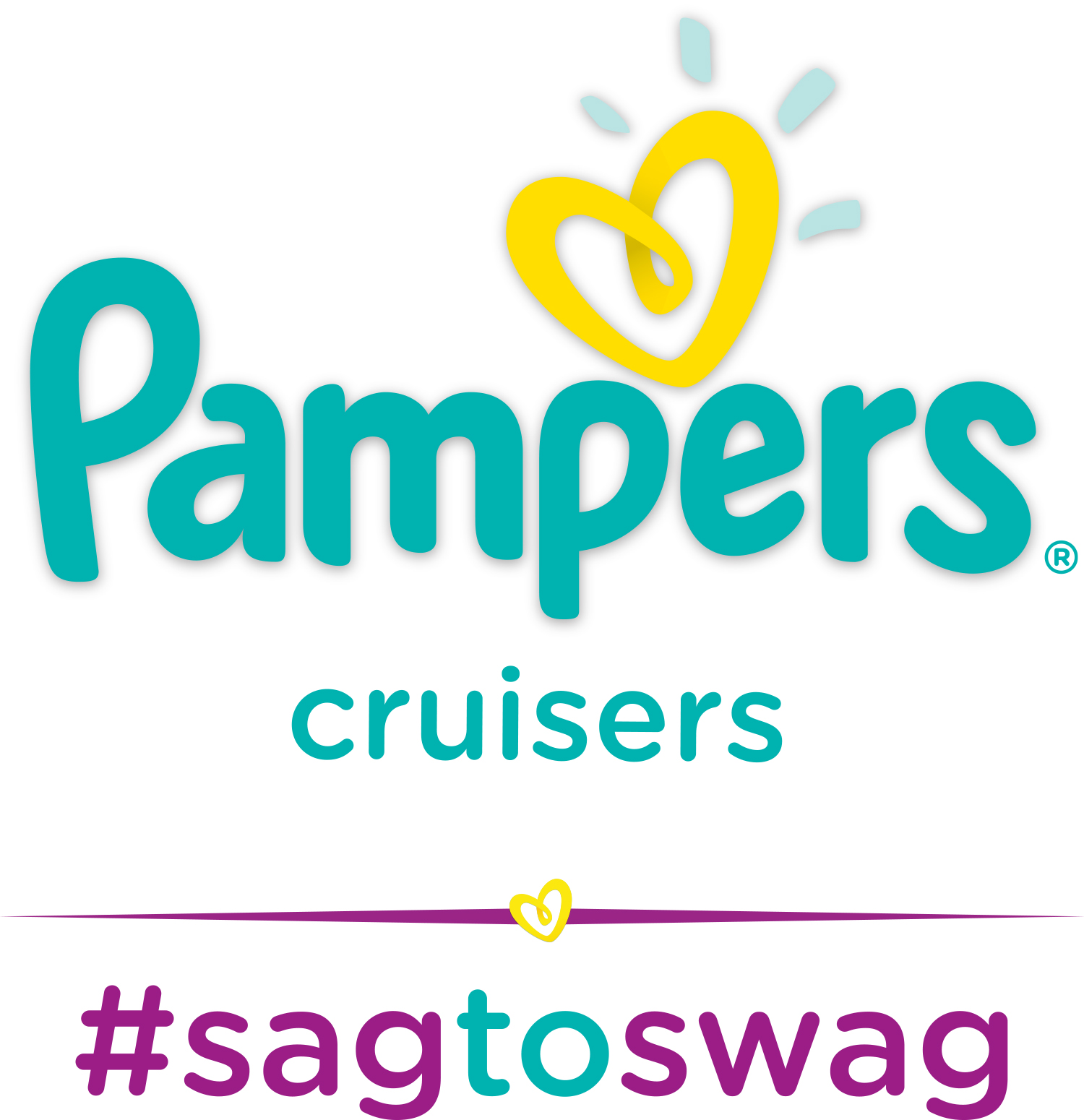 Melanie shows you how easy it is to go from sag to swag with Pampers!