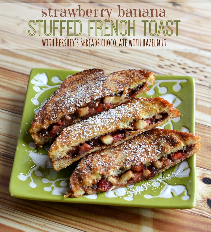 strawberry banana stuffed French toast