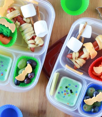 Create a fun Hotel Transylvania 2 bento lunch using foods you probably already have in your kitchen.