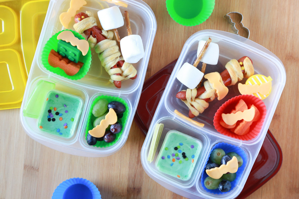 Create a fun Hotel Transylvania 2 bento lunch using foods you probably already have in your kitchen.