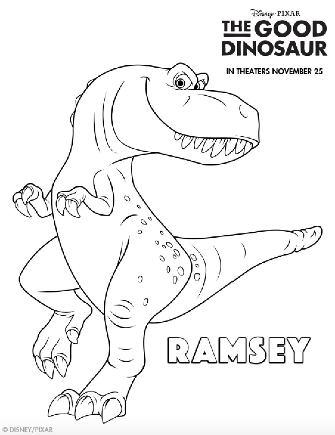 Coloring Pages Clothes with dinosaurs Print Free