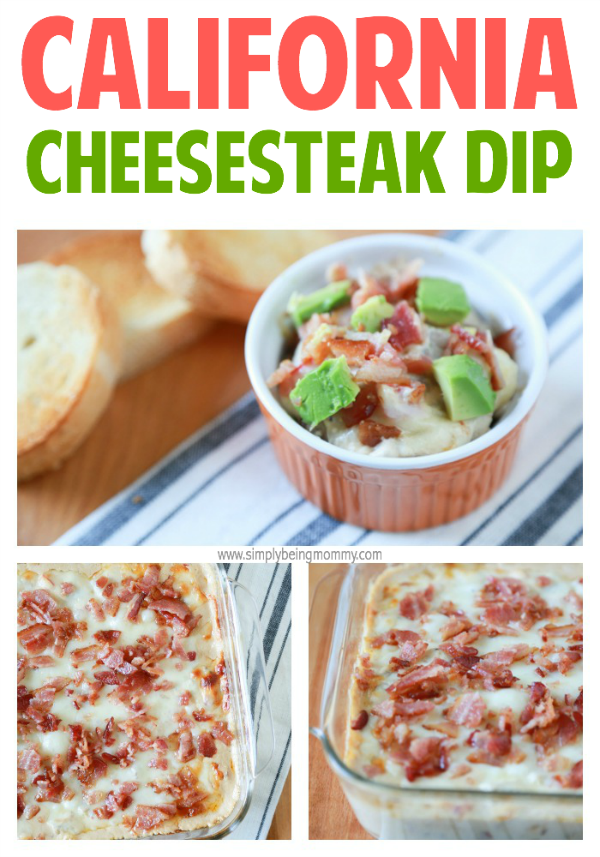 Enjoy some of the flavors of Philly & California with this incredibly indulgent California Cheesesteak Dip! Serve with toasted white crusty bread and enjoy.