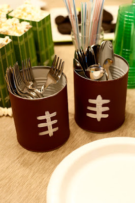 football-utensil-holders