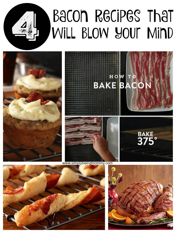 Just think about all the meal possibilities you can make with bacon. Check out these 4 bacon recipes that will blow your mind! 