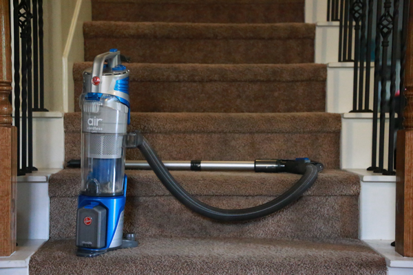 Hoover Air Cordless Lift Upright Vacuum - a slim profile, powerful vacuum that doesn't hold you back with cords!