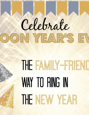 New Year's Eve celebrations really aren't family friendly. So what do you do when you have children? You host a Noon Years Eve party instead!