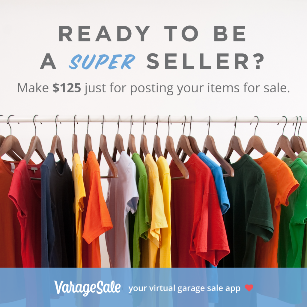 VarageSale is the newest, hottest way to buy and sell online! Sign up and you're eligible to take part in two exciting promotions.