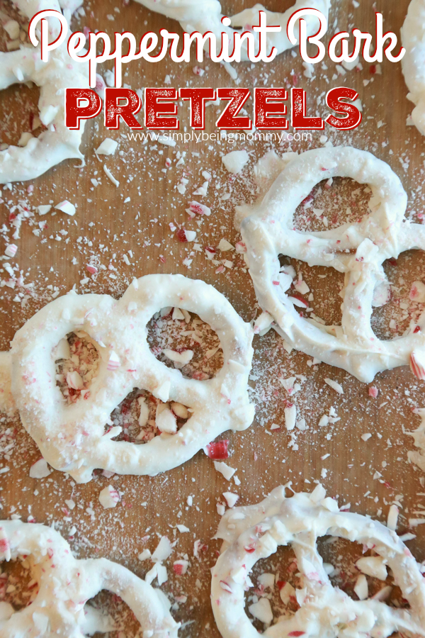 Peppermint Bark Pretzels | Simply Being Mommy