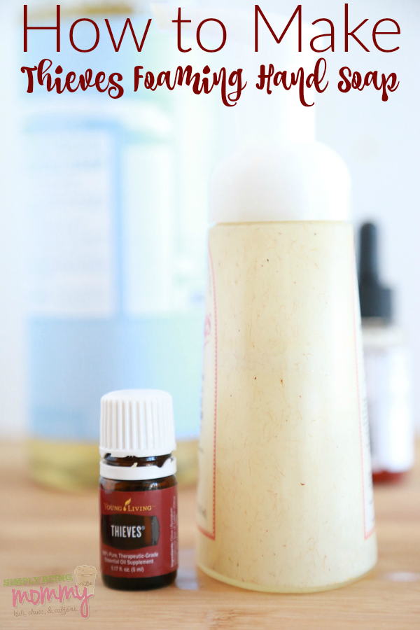 Homemade Foam Soap Recipe with Essential Oils - Simple Living Mama