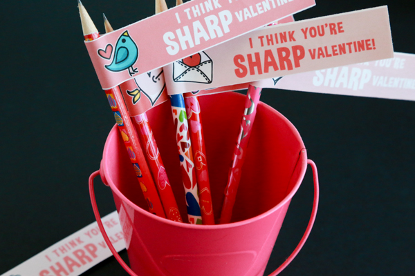 This Valentine's Day, don't send candy to school with your child. Send a I Think You're Sharp Pencil Valentine for your child's classmates.