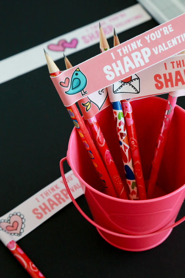 This Valentine's Day, don't send candy to school with your child. Send a I Think You're Sharp Pencil Valentine for your child's classmates.