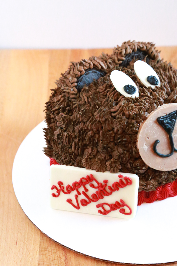 Celebrate this Valentine's Day with this adorable Baskin-Robbins Teddy Bear Cake. Celebrating a different occasion, no problem. Change the message and use it for any occasion you wish!