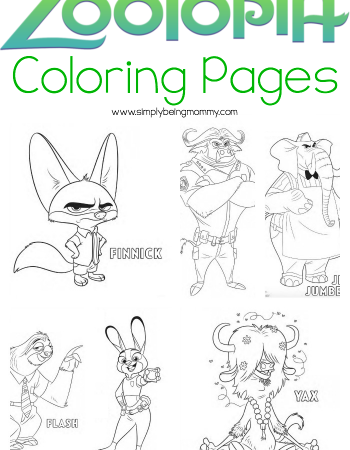 Bring the movie home with these fun Zootopia coloring pages. Print as many as you want and color to your heart's desire.