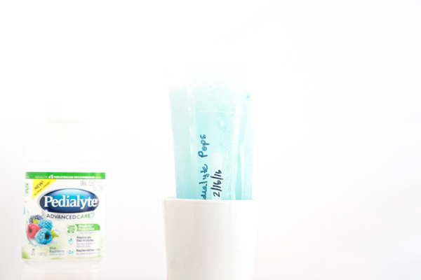 Homemade Pedialyte Freezer Pops | Simply Being Mommy
