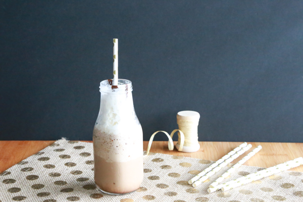 Stop buying those overpriced coffee shop frappes! Make a Hot Fudge Frappe quickly and easy, and save money while still enjoying your favorite drinks.