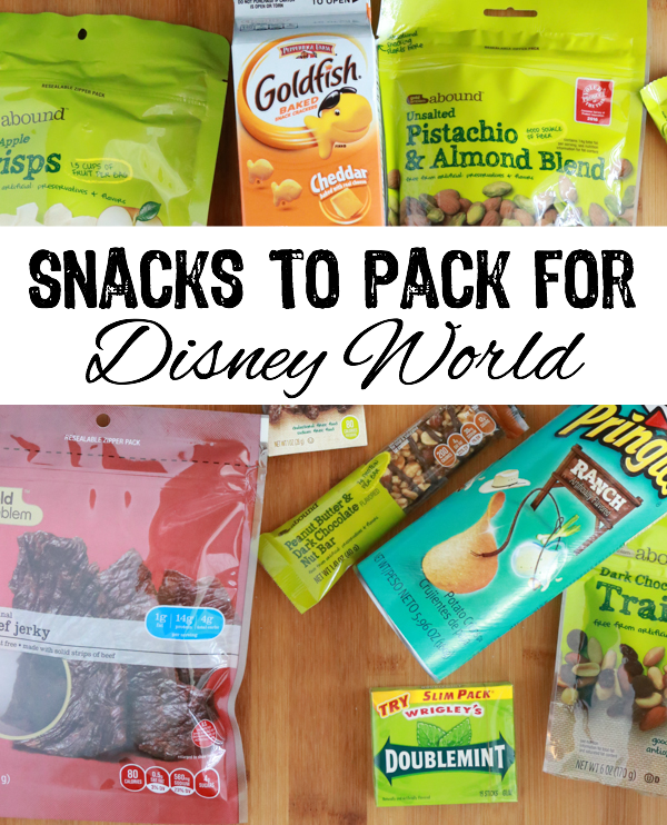 Snacking at Disney World can be expensive. Save room in the budget for other things with these snacks to pack for Disney World.